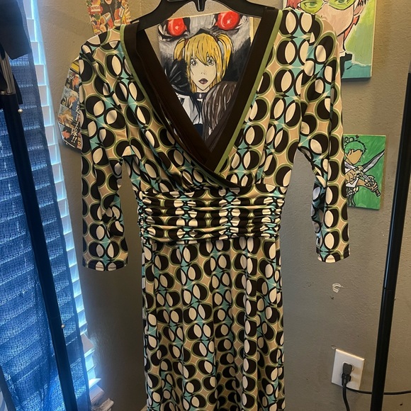 Sandra Darren V-Neck Dress - Picture 3 of 3